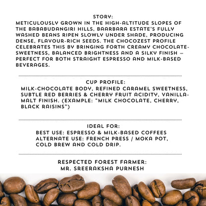 CHOCOZEST – Signature Coffee Beans